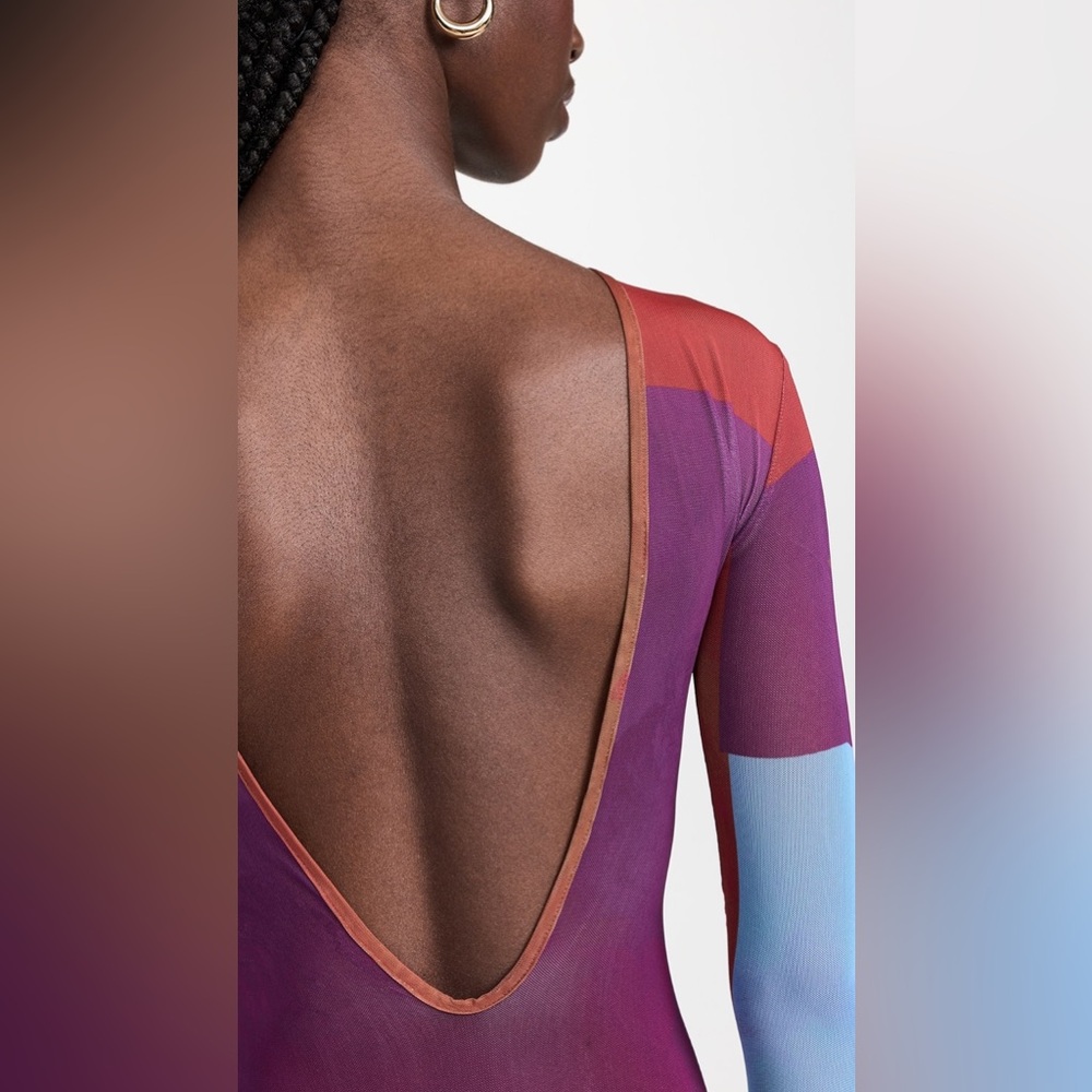 Night Sky Colorblock Maxi Dress - Picture 4 of 9